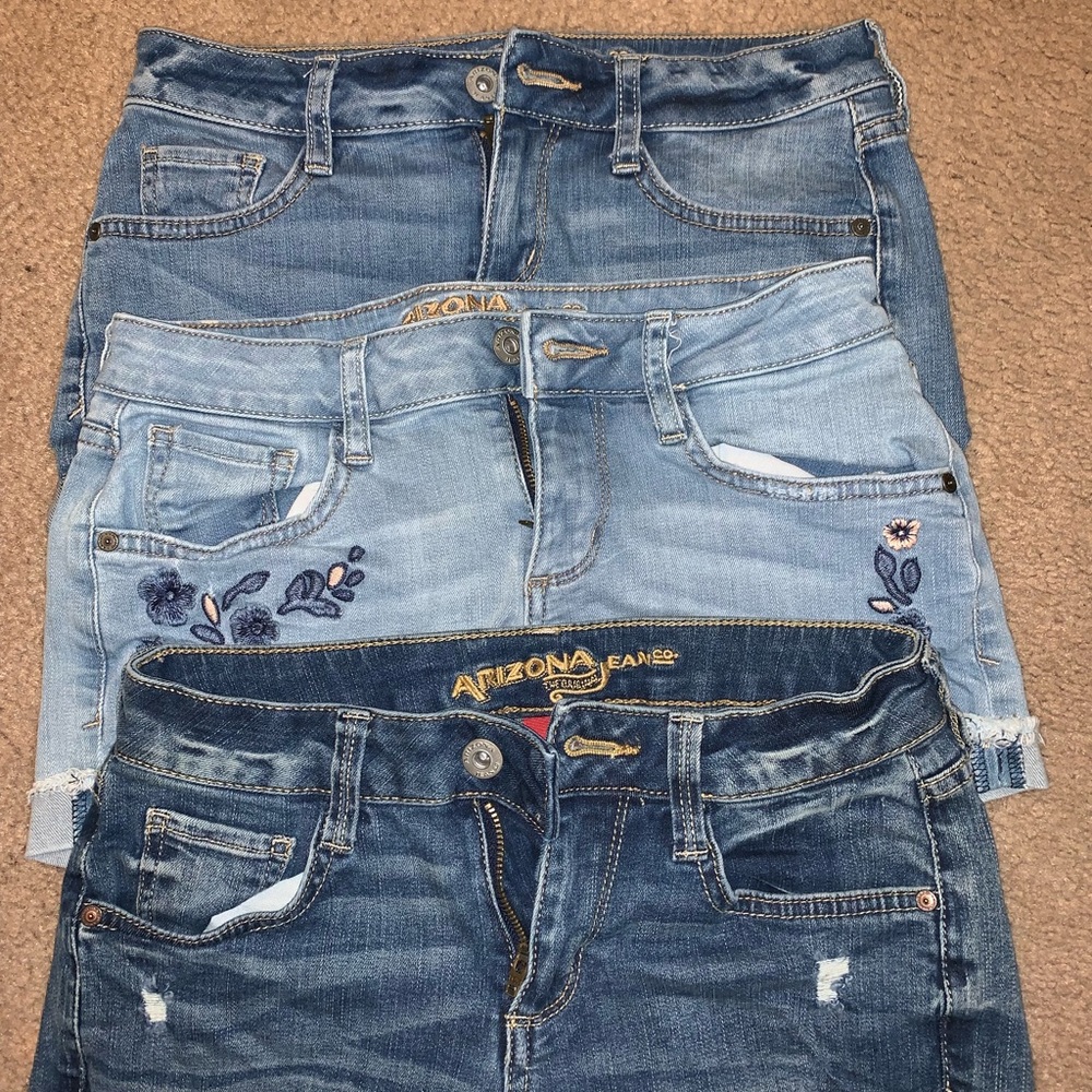 Denim shorts